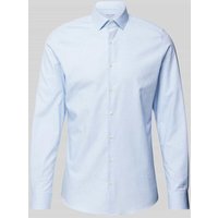 OLYMP Level Five Slim Fit Businesshemd aus Baumwoll-Mix in Bleu, Größe 41 von OLYMP Level Five