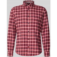 OLYMP Level Five Casual Fit Freizeithemd mit Button-Down-Kragen in Rot, Größe S OLYMP Level Five Casual Fit Freizeithemd mit Button-Down-Kragen in Rot, Größe S von OLYMP Level Five