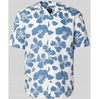 OLYMP Level Five Casual Fit Freizeithemd mit Resortkragen in Blau, Größe M OLYMP Level Five Casual Fit Freizeithemd mit Resortkragen in Blau, Größe M von OLYMP Level Five