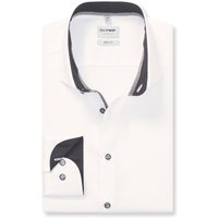 OLYMP Level Five, Business Hemd, body fit, Grau, Kent, 38 von OLYMP Level Five