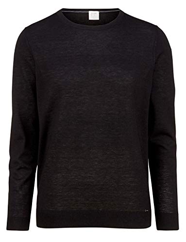 OLYMP Herren Pullover Rundhals Level Five Strick,Body fit,schwarz 68,XL von OLYMP