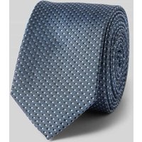 OLYMP Level Five Krawatte aus Seide mit Allover-Muster (5 cm) in Jeansblau, Größe One Size von OLYMP Level Five