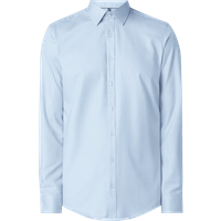 OLYMP Level Five Slim Fit Businesshemd in Premiumqualität in Bleu, Größe 37 von OLYMP Level Five