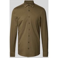 OLYMP Level Five Slim Fit Businesshemd in Premiumqualität Modell 'NEW YORK' in Schlamm, Größe 41 von OLYMP Level Five
