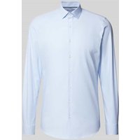 OLYMP Level Five Slim Fit Businesshemd in Bleu, Größe 44 von OLYMP Level Five