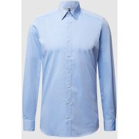 OLYMP Level Five Slim Fit Business-Hemd mit Stretch-Anteil in Jeansblau, Größe 39 von OLYMP Level Five