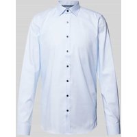 OLYMP Level Five Slim Fit Businesshemd aus reiner Baumwolle mit extralangem Arm in Bleu, Größe 42L OLYMP Level Five Slim Fit Businesshemd aus reiner Baumwolle mit extralangem Arm in Bleu, Größe 42L von OLYMP Level Five