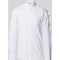 OLYMP Level Five Slim Fit Businesshemd in Premiumqualität in Weiss, Größe 42 von OLYMP Level Five