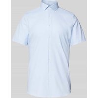 OLYMP Level Five Regular Fit Business-Hemd mit 1/2-Arm in Bleu, Größe 39 von OLYMP Level Five