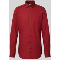 OLYMP Level Five Slim Fit Businesshemd mit extra langem Arm in Rot, Größe 43L von OLYMP Level Five