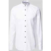 OLYMP Level Five Slim Fit Businesshemd mit extra langem Arm in Weiss, Größe 41L von OLYMP Level Five