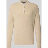 OLYMP Level Five Strickpullover mit Kentkragen in Sand, Größe XXL von OLYMP Level Five