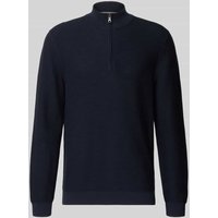 OLYMP Level Five Strickpullover mit Troyer-Kragen in Marine, Größe XXL OLYMP Level Five Strickpullover mit Troyer-Kragen in Marine, Größe XXL von OLYMP Level Five