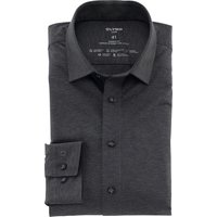 OLYMP Luxor 24/Seven, atmungsaktives Stretch Hemd, modern fit, Grau, Kent, 41 von OLYMP Luxor 24/Seven