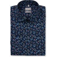 OLYMP Luxor 24/Seven, atmungsaktives Stretch Hemd, comfort fit, Blau, Kent, 43 von OLYMP Luxor 24/Seven