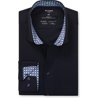 OLYMP Luxor 24/Seven, atmungsaktives Stretch Hemd aus Jersey, modern fit, Blau, Kent, 42 von OLYMP Luxor 24/Seven