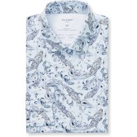 OLYMP Luxor 24/Seven, atmungsaktives Stretch Hemd aus Jersey, modern fit, Blau, Kent, 43 von OLYMP Luxor 24/Seven