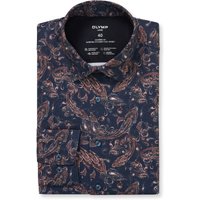 OLYMP Luxor 24/Seven, atmungsaktives Stretch Hemd aus Jersey, modern fit, Blau, Kent, 45 von OLYMP Luxor 24/Seven