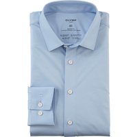 OLYMP Luxor 24/Seven, atmungsaktives Stretch Hemd aus Jersey, modern fit, Blau, Kent, 48 von OLYMP Luxor 24/Seven