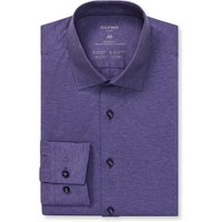 OLYMP Luxor 24/Seven, atmungsaktives Stretch Hemd aus Jersey, modern fit, Violett, Kent, 44 von OLYMP Luxor 24/Seven