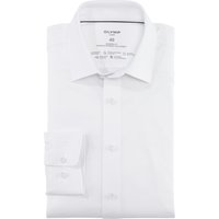 OLYMP Luxor 24/Seven, Atmungsaktives Stretch Hemd aus Jersey, modern fit, Weiß, Kent, 44 von OLYMP Luxor 24/Seven