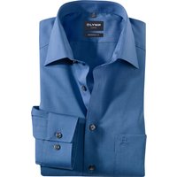 OLYMP Luxor, bügelfreies Business Hemd, modern fit, Blau, Kent, 48 OLYMP Luxor, bügelfreies Business Hemd, modern fit, Blau, Kent, 48 von OLYMP Luxor