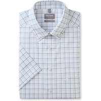 OLYMP Luxor, bügelfreies Business Hemd, comfort fit, Blau, Karo, Kurzarm, Button-down, 48 OLYMP Luxor, bügelfreies Business Hemd, comfort fit, Blau, Karo, Kurzarm, Button-down, 48 von OLYMP Luxor