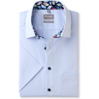 OLYMP Luxor, bügelfreies Business Hemd, comfort fit, Blau, Kurzarm, Kent, 40 OLYMP Luxor, bügelfreies Business Hemd, comfort fit, Blau, Kurzarm, Kent, 40 von OLYMP Luxor