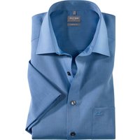 OLYMP Luxor, bügelfreies Business Hemd, comfort fit, Blau, Kurzarm, Kent, 42 von OLYMP Luxor