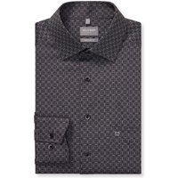 OLYMP Luxor, bügelfreies Business Hemd, comfort fit, Grau, Kent, 39 von OLYMP Luxor