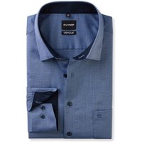 OLYMP Luxor, bügelfreies Business Hemd, comfort fit - big, Blau, Kent, 54 von OLYMP Luxor