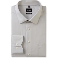 OLYMP Luxor, bügelfreies Business Hemd, comfort fit - big, Grau, Kent, 54 von OLYMP Luxor