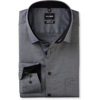 OLYMP Luxor, bügelfreies Business Hemd, comfort fit - big, Schwarz, Kent, 47 von OLYMP Luxor