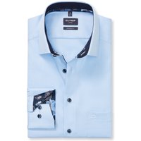 OLYMP Luxor, bügelfreies Business Hemd, modern fit, Blau, Extra kurzer Arm, Kent, 40 OLYMP Luxor, bügelfreies Business Hemd, modern fit, Blau, Extra kurzer Arm, Kent, 40 von OLYMP Luxor