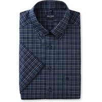 OLYMP Luxor, bügelfreies Business Hemd, modern fit, Blau, Karo, Kurzarm, Button-down, 41 OLYMP Luxor, bügelfreies Business Hemd, modern fit, Blau, Karo, Kurzarm, Button-down, 41 von OLYMP Luxor