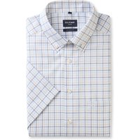 OLYMP Luxor, bügelfreies Business Hemd, modern fit, Blau, Karo, Kurzarm, Button-down, 42 OLYMP Luxor, bügelfreies Business Hemd, modern fit, Blau, Karo, Kurzarm, Button-down, 42 von OLYMP Luxor