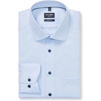 OLYMP Luxor, bügelfreies Business Hemd, modern fit, Blau, Kent, 37 von OLYMP Luxor