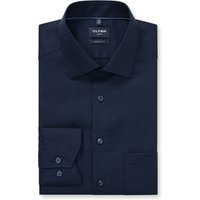OLYMP Luxor, bügelfreies Business Hemd, modern fit, Blau, Kent, 37 von OLYMP Luxor