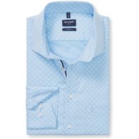 OLYMP Luxor, bügelfreies Business Hemd, modern fit, Blau, Kent, 38 von OLYMP Luxor
