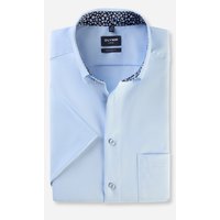 OLYMP Luxor, bügelfreies Business Hemd, modern fit, Blau, Kurzarm, Button-down, 45 OLYMP Luxor, bügelfreies Business Hemd, modern fit, Blau, Kurzarm, Button-down, 45 von OLYMP Luxor