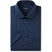 OLYMP Luxor, bügelfreies Business Hemd, modern fit, Blau, Kurzarm, Kent, 37 von OLYMP Luxor
