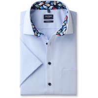 OLYMP Luxor, bügelfreies Business Hemd, modern fit, Blau, Kurzarm, Kent, 45 OLYMP Luxor, bügelfreies Business Hemd, modern fit, Blau, Kurzarm, Kent, 45 von OLYMP Luxor
