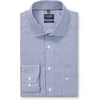 OLYMP Luxor, bügelfreies Business Hemd, modern fit, Blau, Streifen, Kent, 48 von OLYMP Luxor