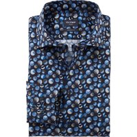 OLYMP Luxor, bügelfreies Business Hemd, modern fit, Braun, Extra langer Arm, Kent, 37 von OLYMP Luxor