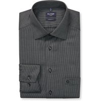 OLYMP Luxor, bügelfreies Business Hemd, modern fit, Grau, Extra langer Arm, Kent, 46 von OLYMP Luxor