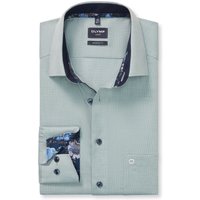 OLYMP Luxor, bügelfreies Business Hemd, modern fit, Kitt, Kent, 40 von OLYMP Luxor