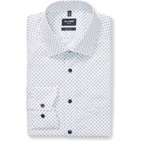 OLYMP Luxor, bügelfreies Business Hemd, modern fit, Kitt, Kent, 44 von OLYMP Luxor