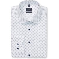 OLYMP Luxor, bügelfreies Business Hemd, modern fit, Kitt, Kent, 47 von OLYMP Luxor