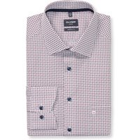 OLYMP Luxor, bügelfreies Business Hemd, modern fit, Rot, Kent, 45 von OLYMP Luxor