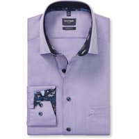 OLYMP Luxor, bügelfreies Business Hemd, modern fit, Violett, Kent, 37 von OLYMP Luxor